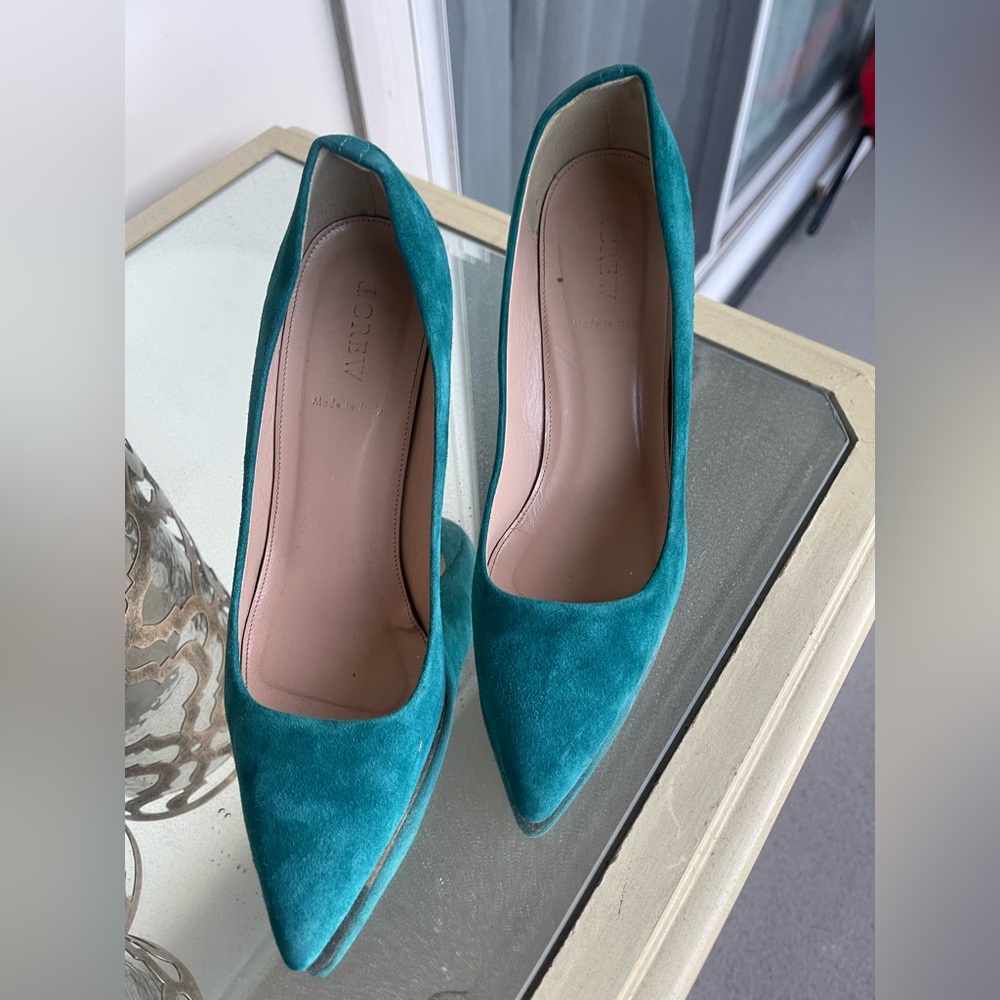 J CREW ELISE SUEDE PUMP